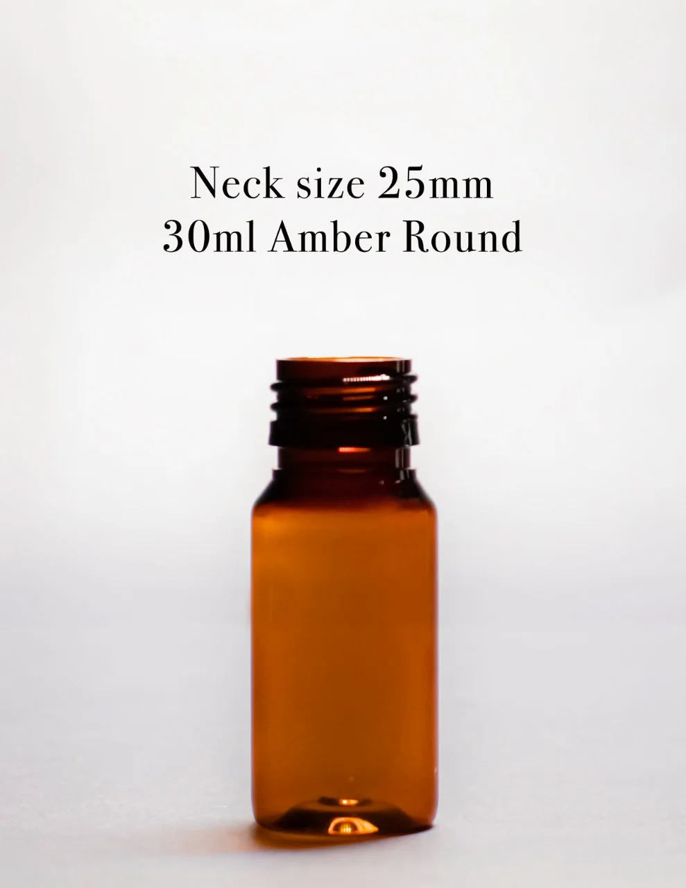 30ml Clear Round Bottle