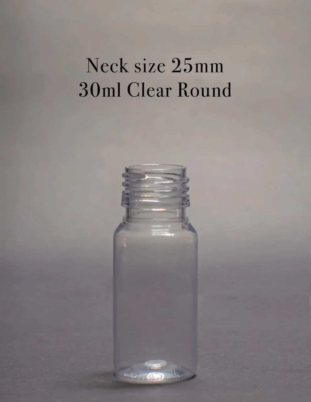 30ml Clear Round Bottle