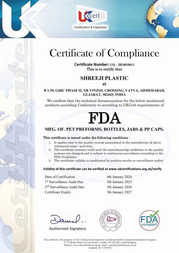 Certificate of Compliance